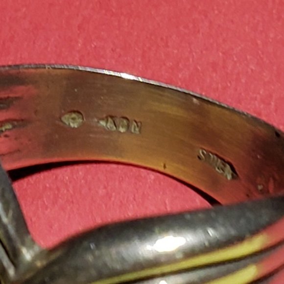 Vintage 925 Sterling Silver Ring - Picture 6 of 7